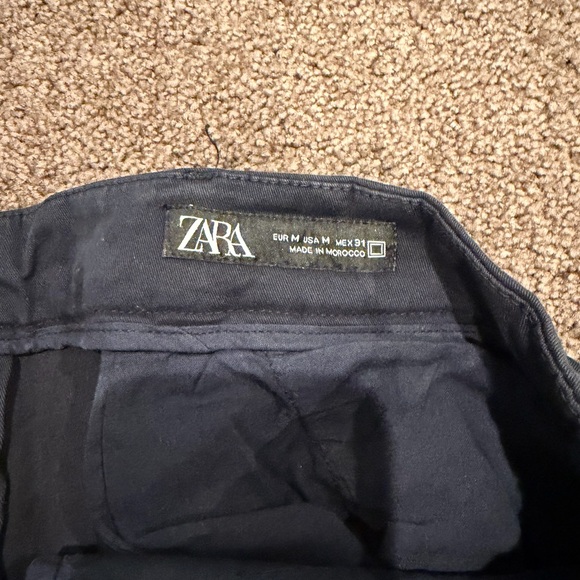 Zara Men's Navy Chinos - Picture 3 of 3
